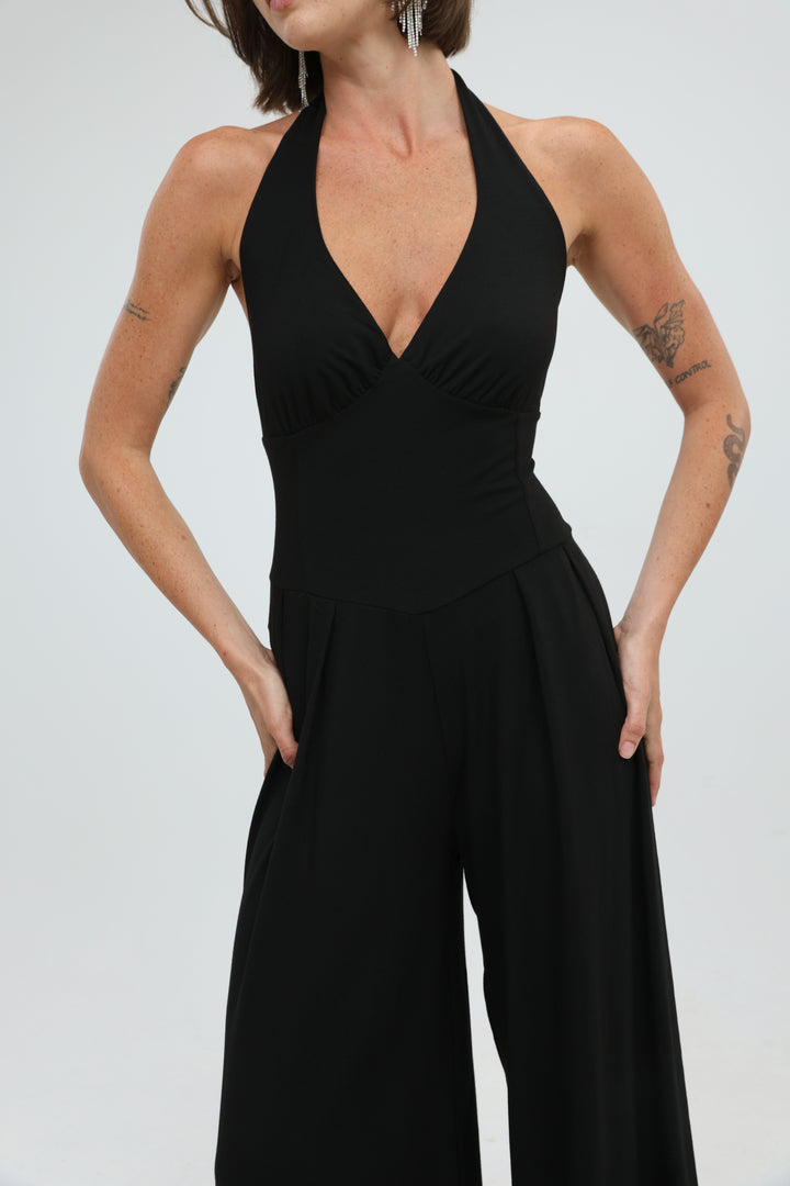 Goal Black Jumpsuit