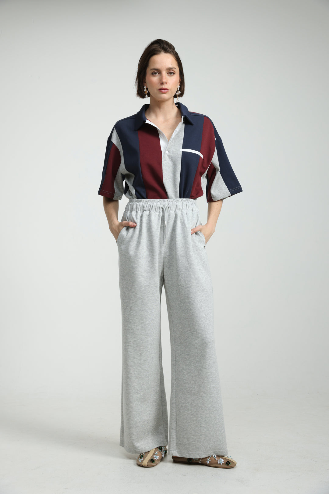 Baseball Grey Joggers