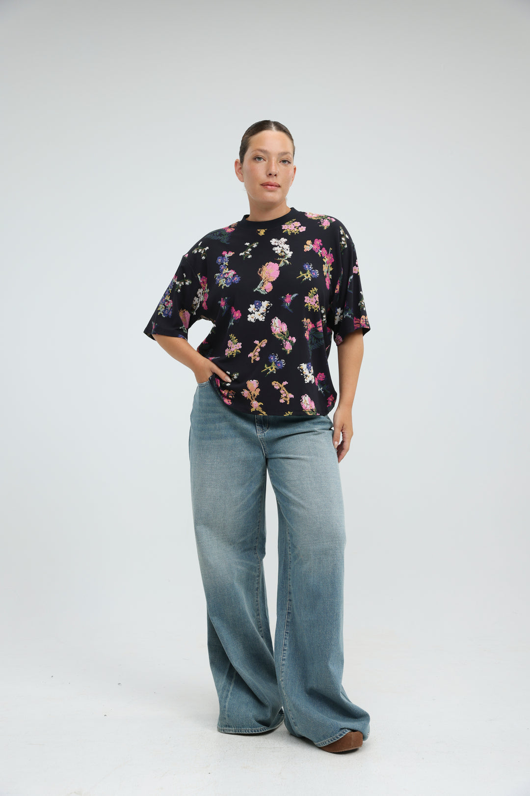 Marmottan Blue Floral T-Shirt