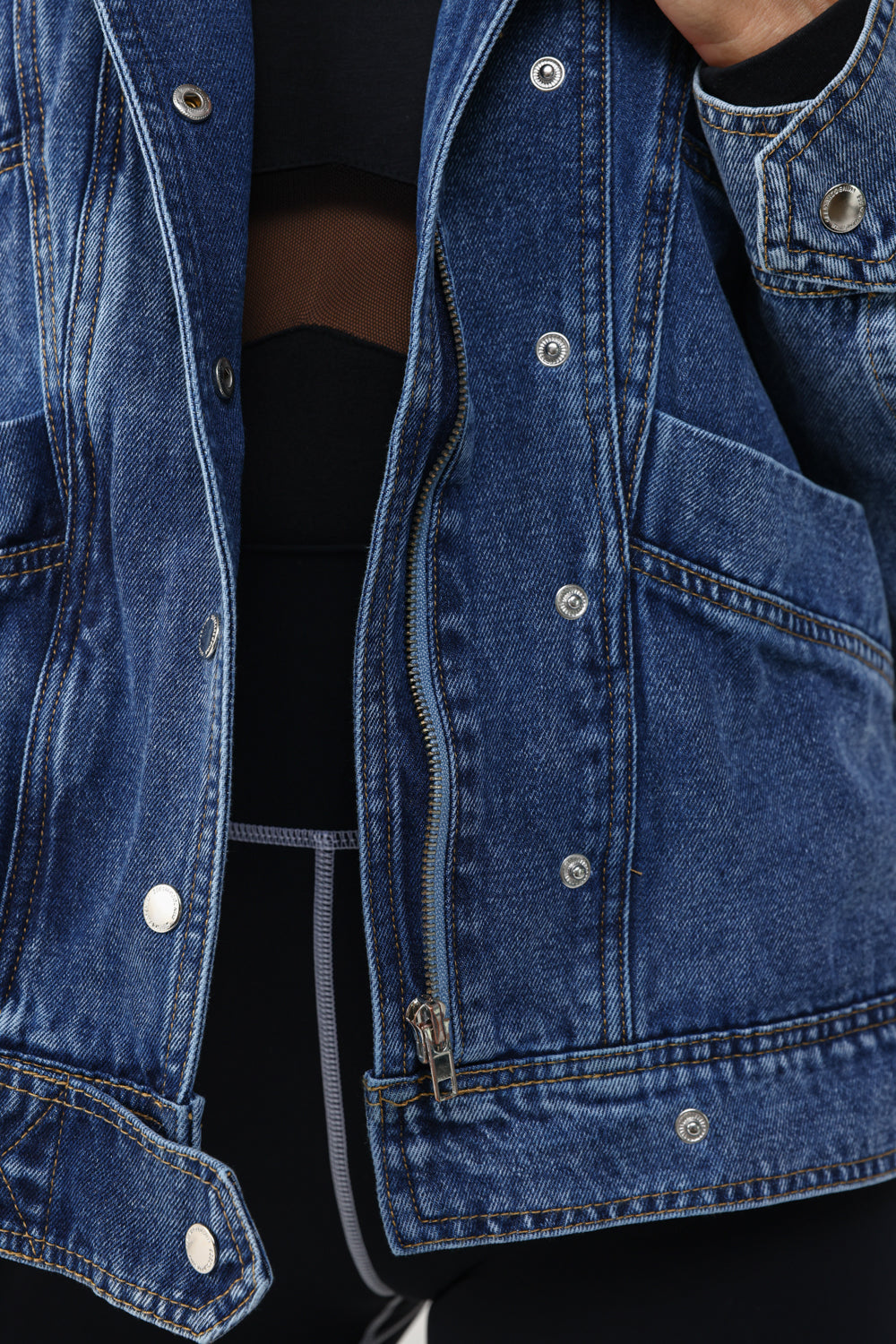 Wrap Blue Denim Jacket – SEESTARZ