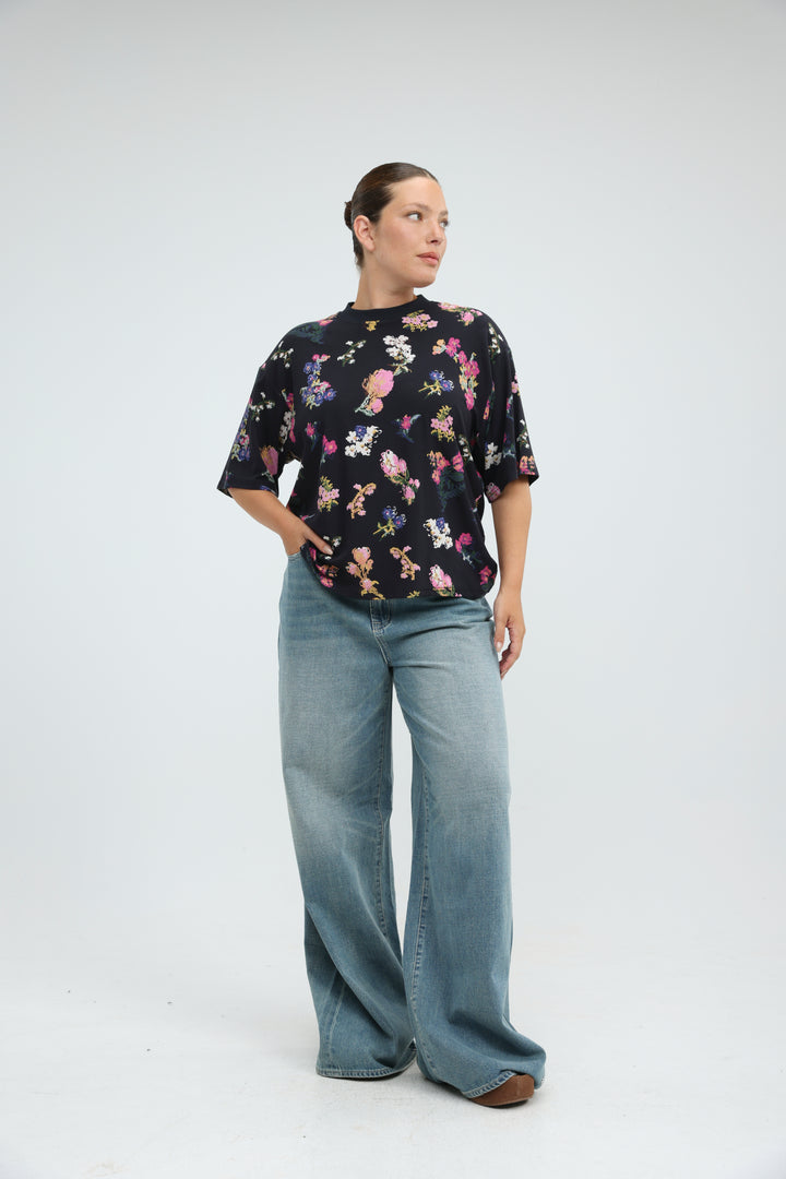 Marmottan Blue Floral T-Shirt