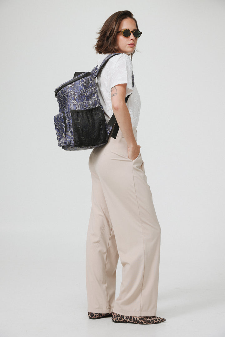Blue Snake Backpack