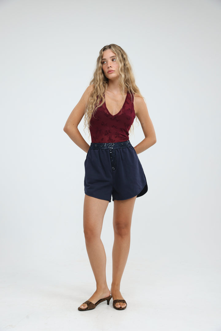 Scene Navy Shorts