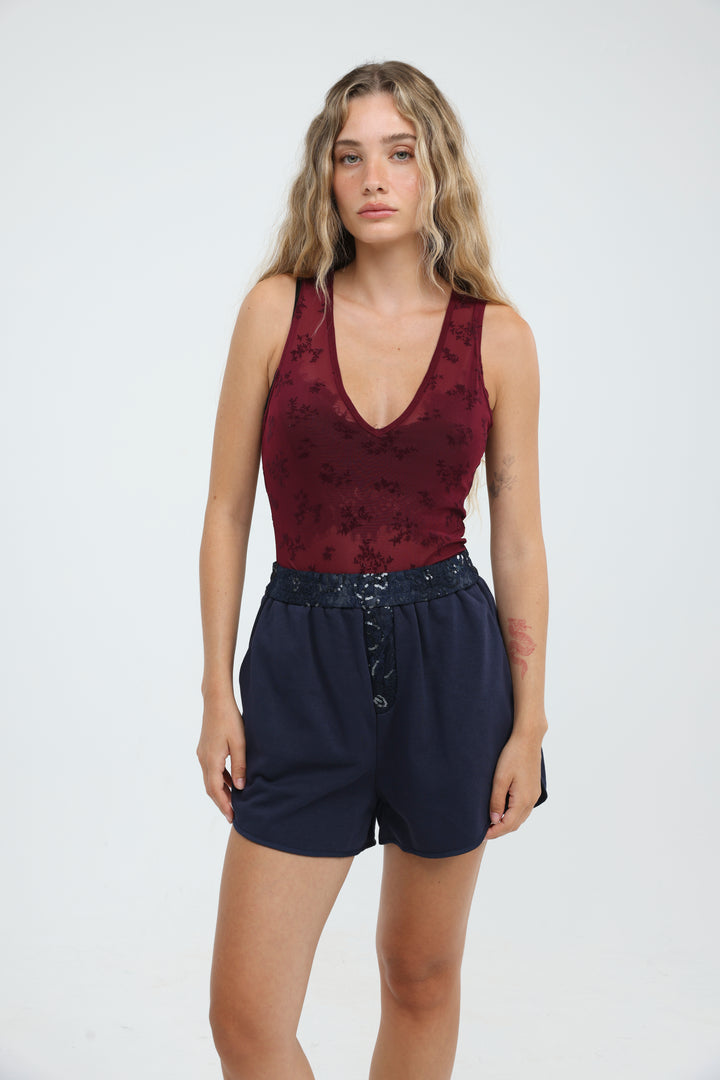 Scene Navy Shorts