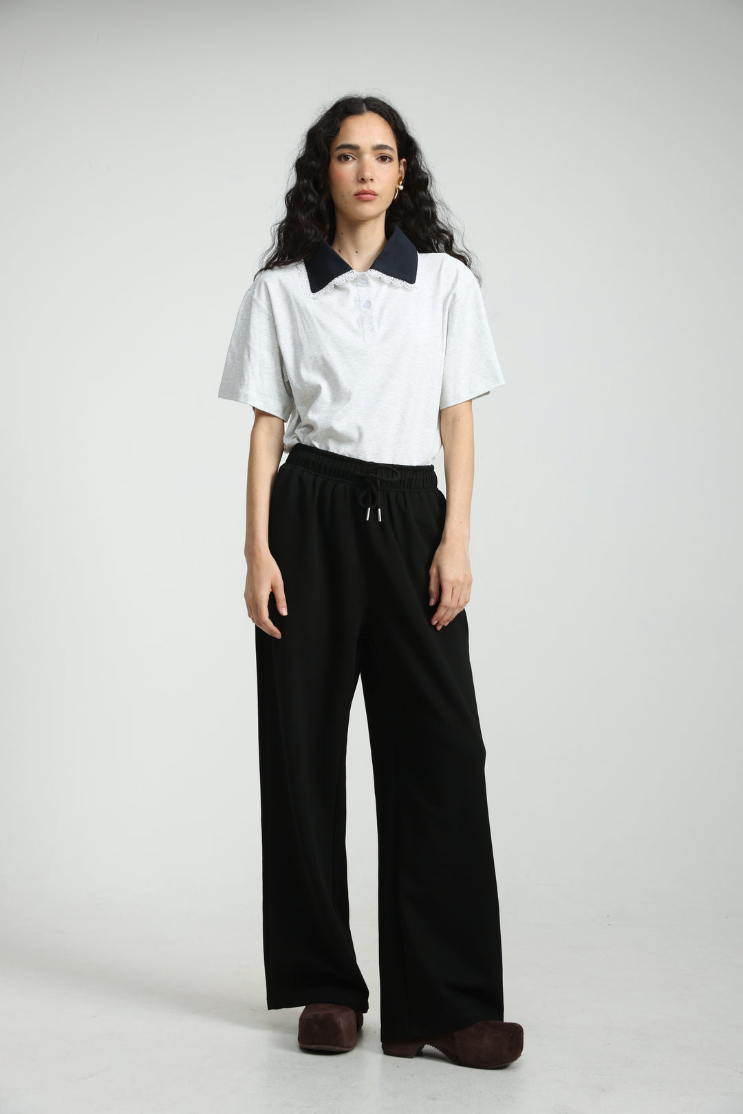 Suit Light Grey Polo T-Shirt