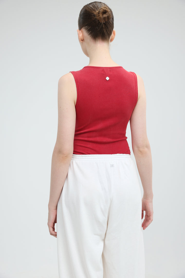 Answer Red Bodysuit