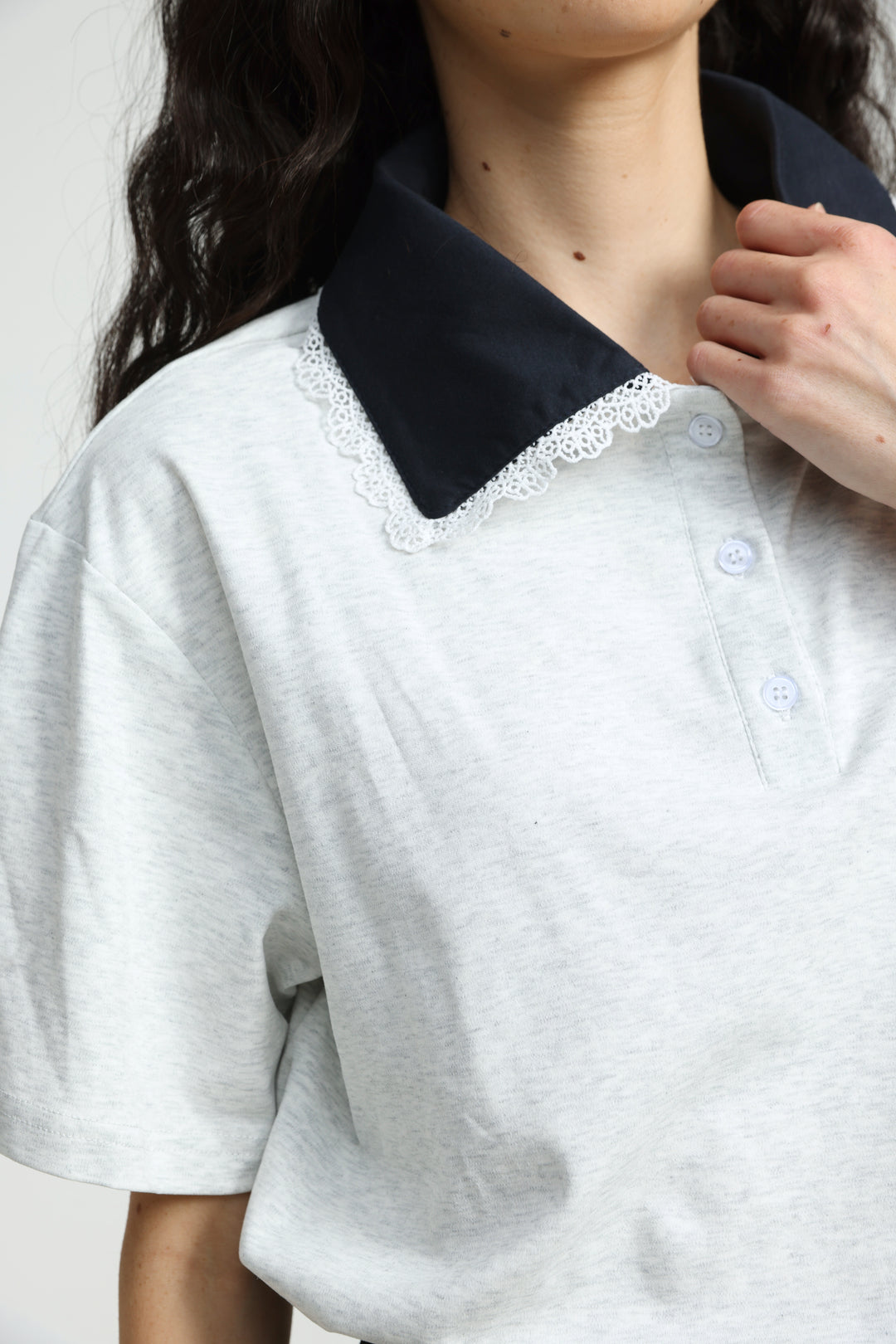 Suit Light Grey Polo T-Shirt