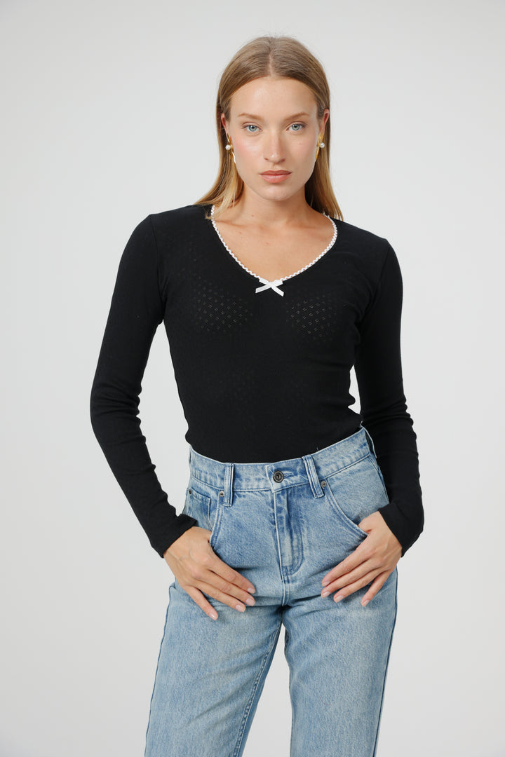 Texture Black Mix Shirt