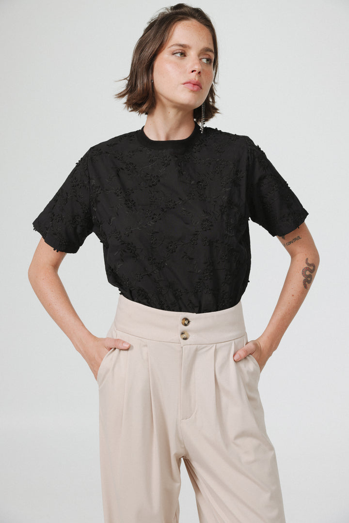 Meeting Black Padded Bodysuit