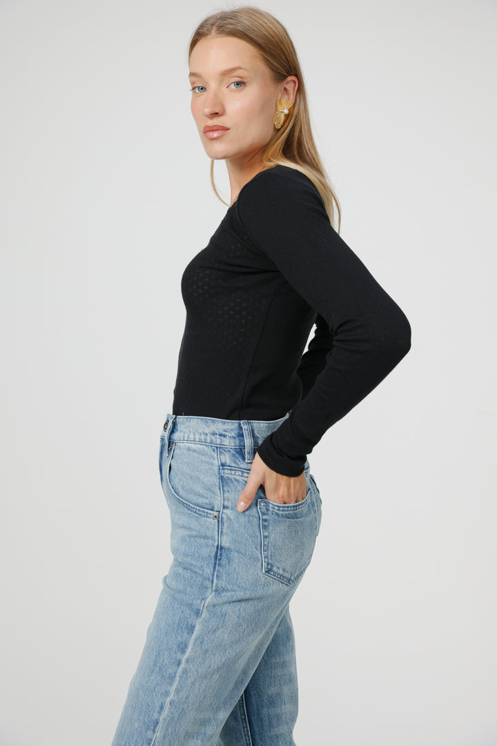 Texture Black Mix Shirt