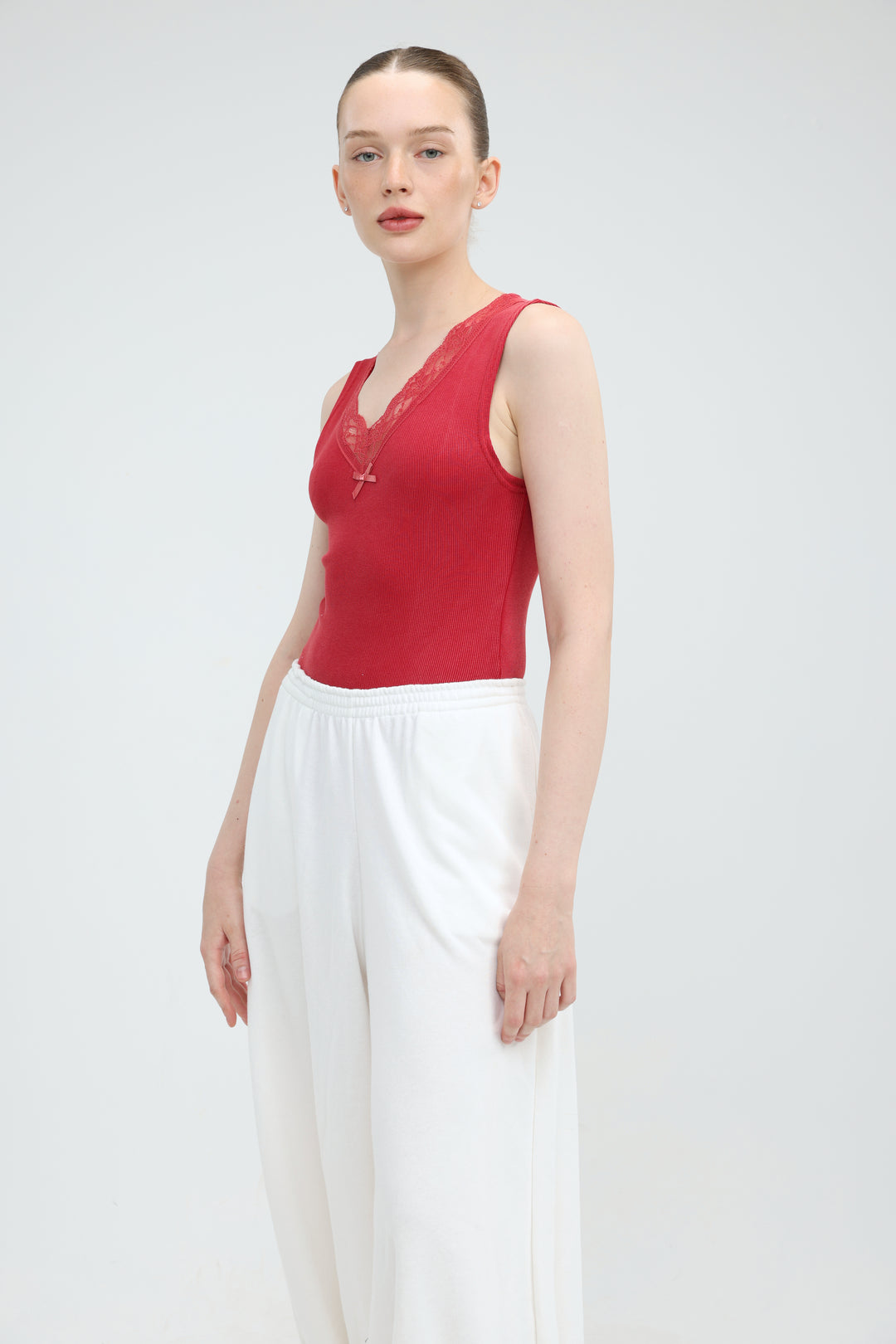 Answer Red Bodysuit