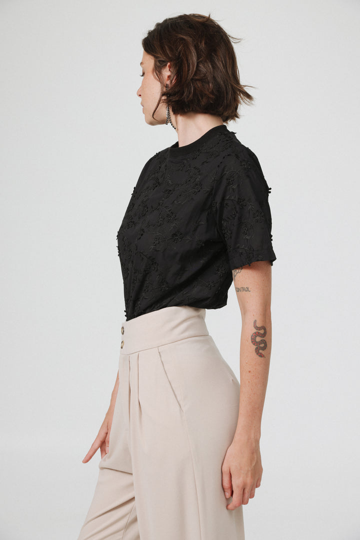 Meeting Black Padded Bodysuit