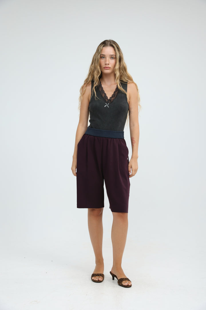 Foreign Wine Bermuda Shorts