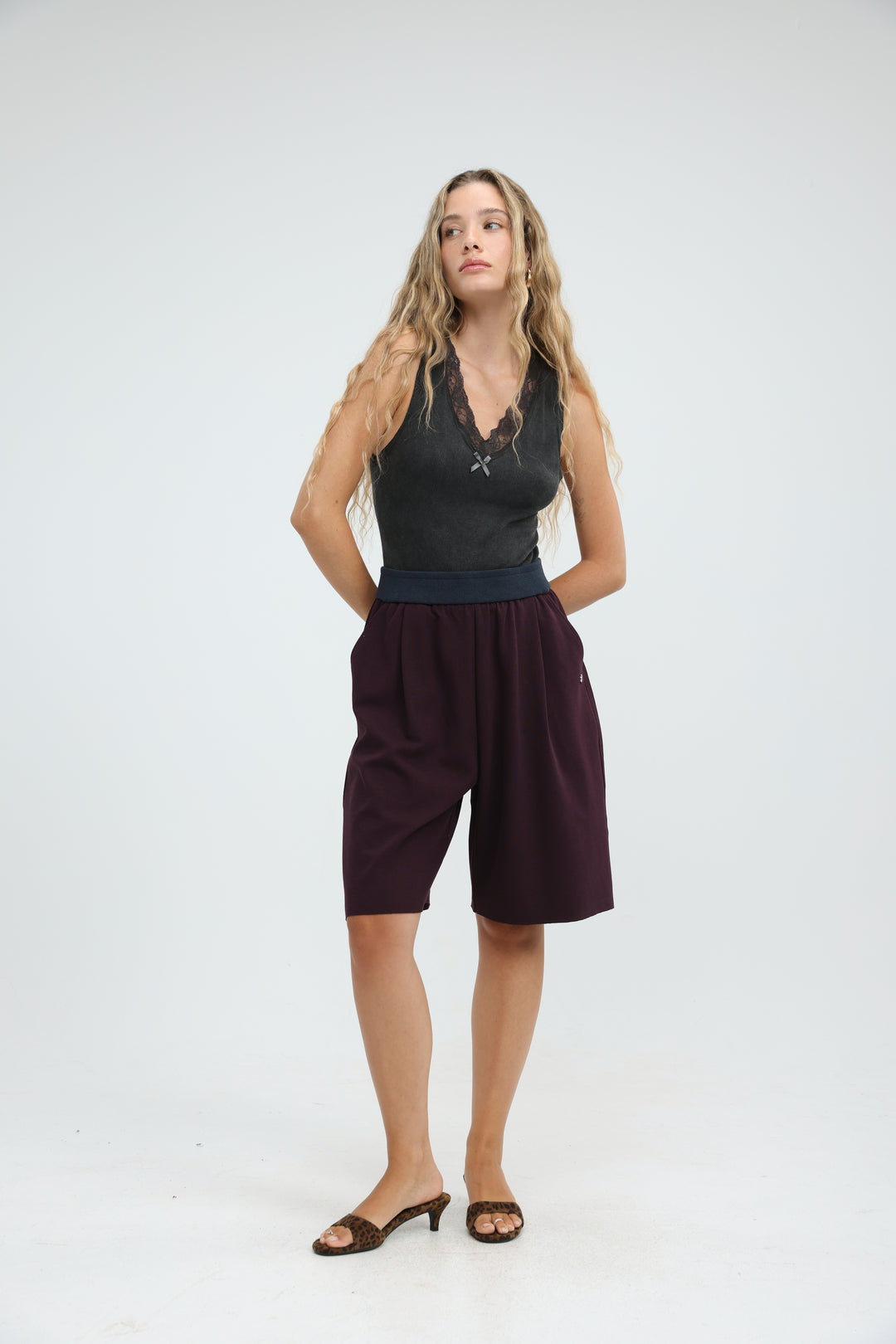 Foreign Wine Bermuda Shorts