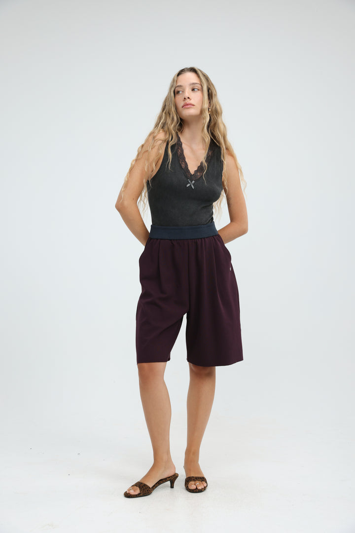 Foreign Wine Bermuda Shorts