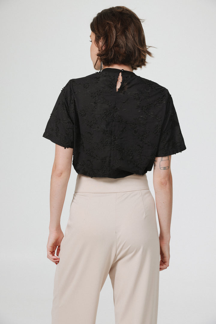 Meeting Black Padded Bodysuit