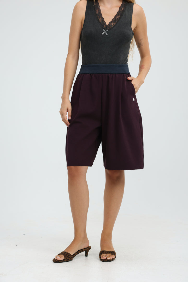 Foreign Wine Bermuda Shorts