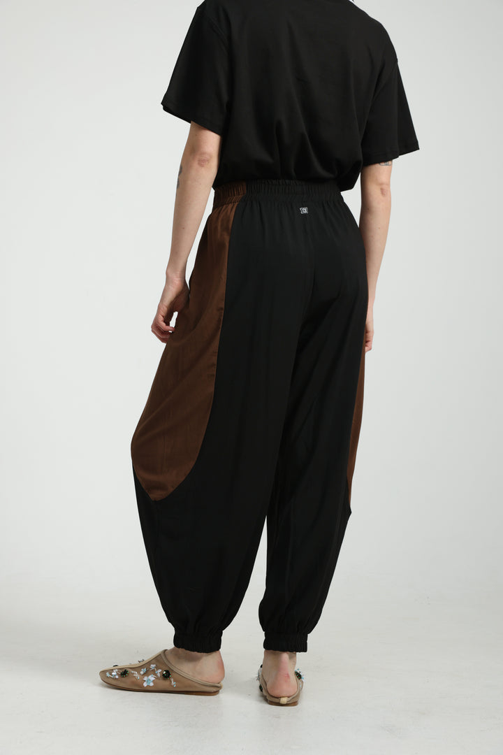 Caring Black/Brown Joggers