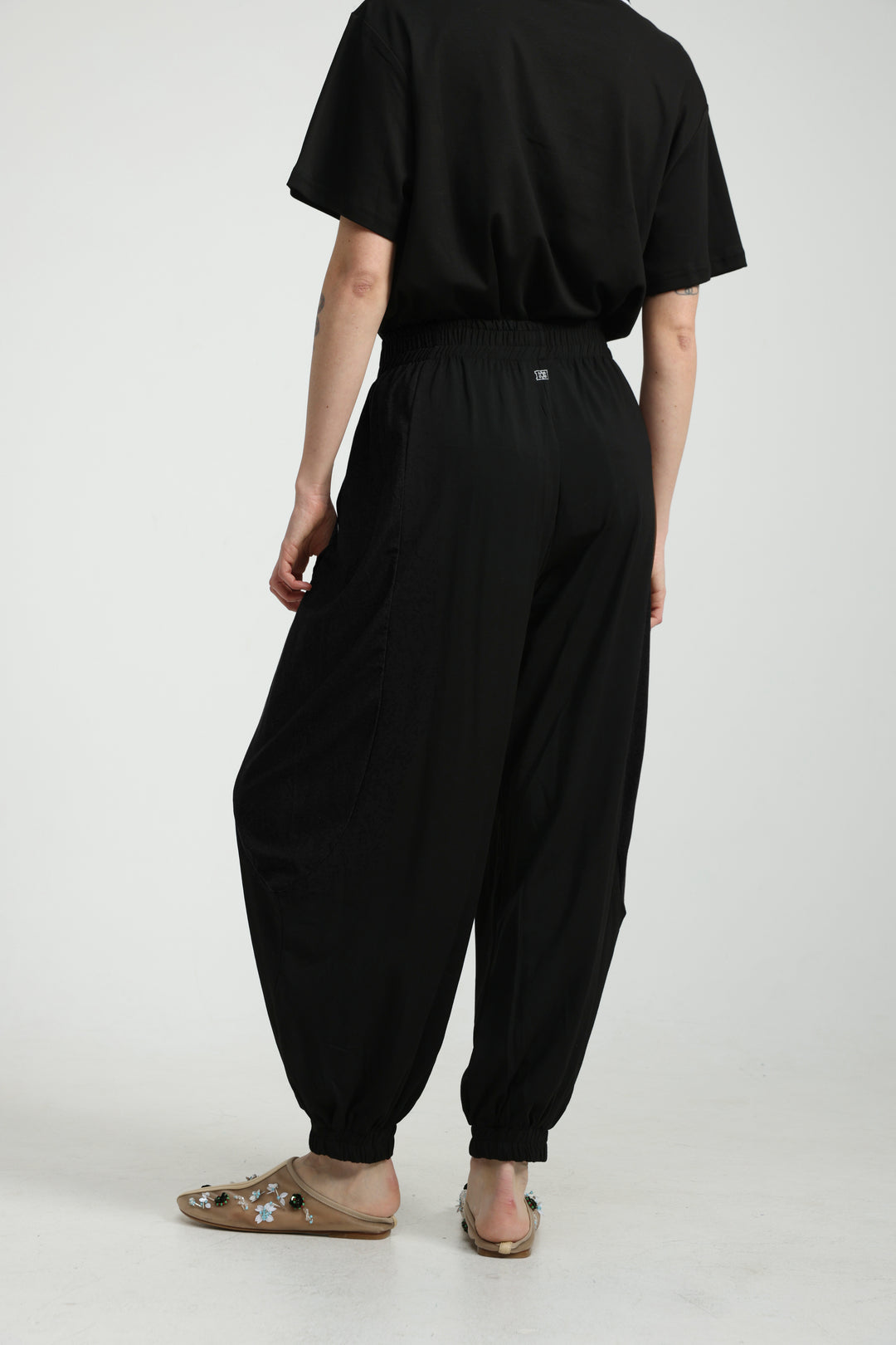 Caring Black Joggers