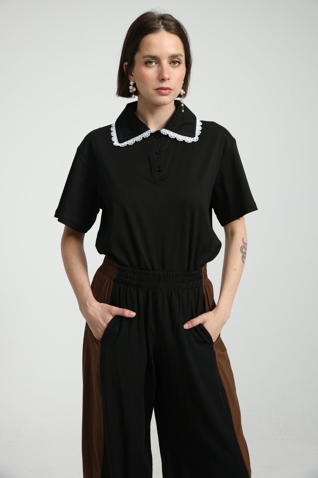Suit Black Polo T-Shirt