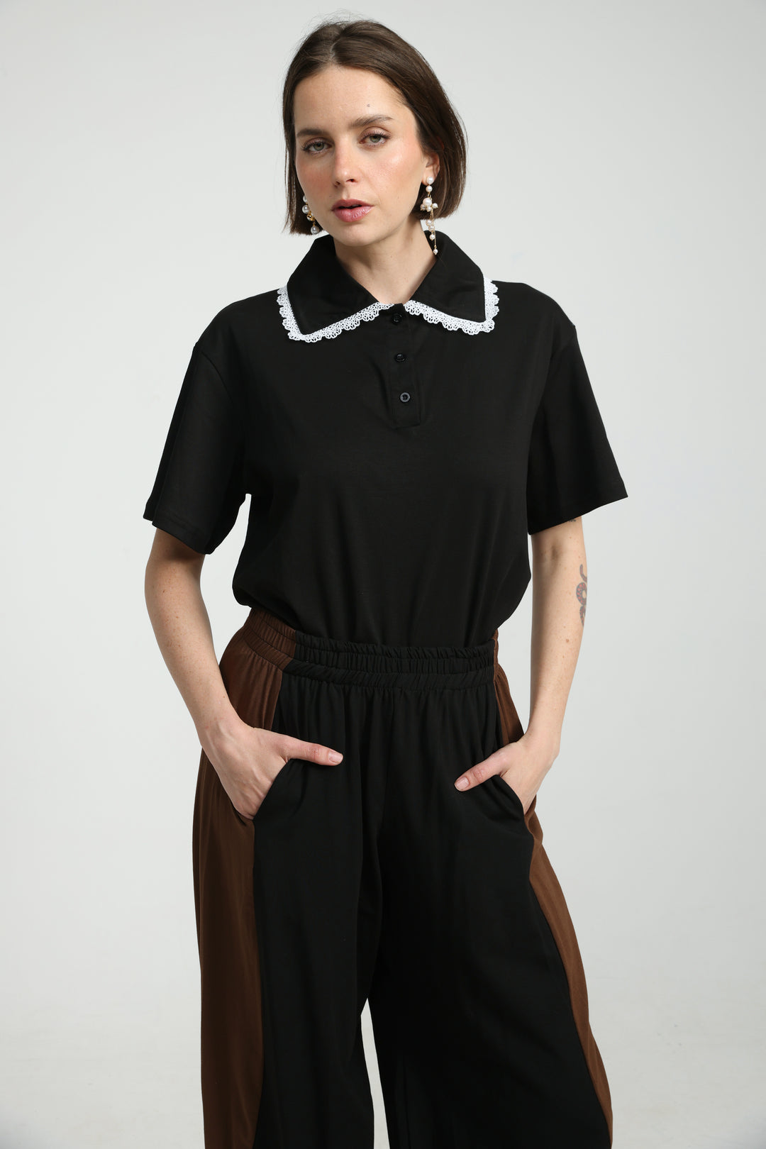 Suit Black Polo T-Shirt
