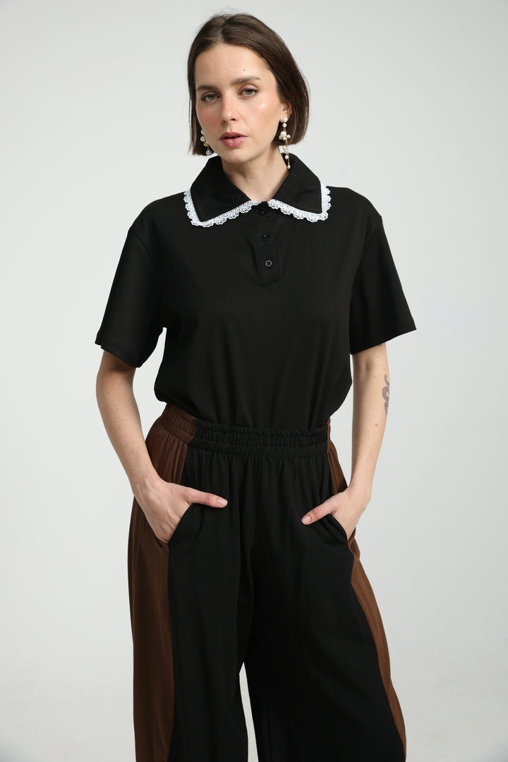 Suit Black Polo T-Shirt