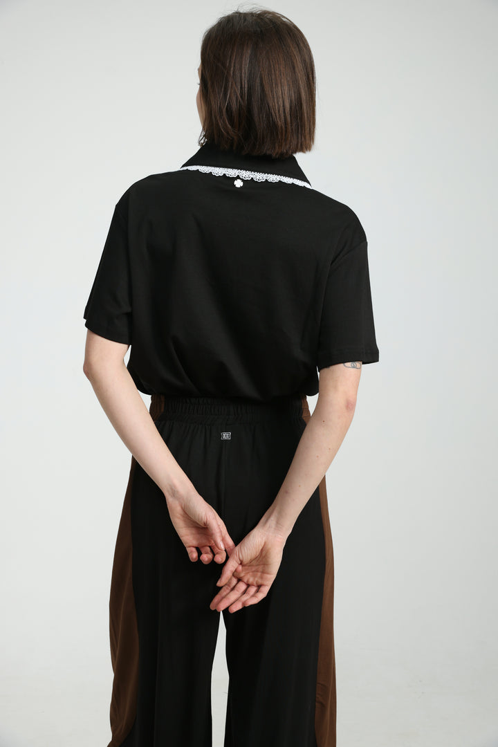 Suit Black Polo T-Shirt