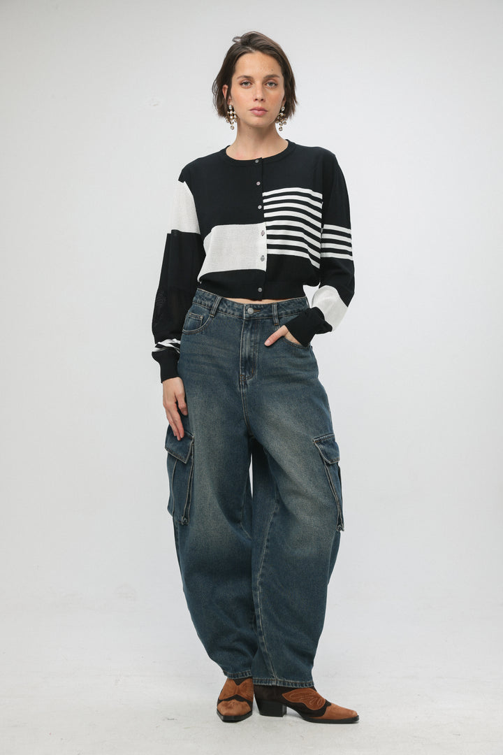 Star 462 Blue Cargo Denim