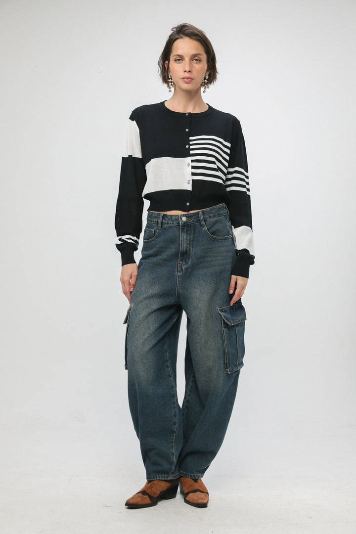 Star 462 Blue Cargo Denim