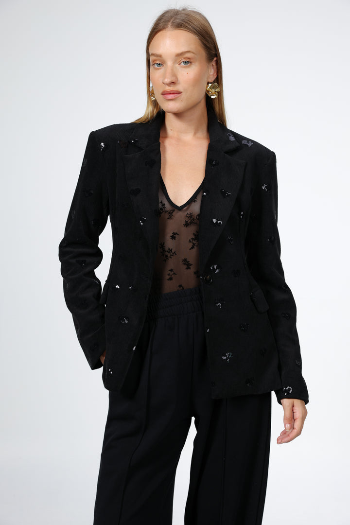 Affection Black Blazer