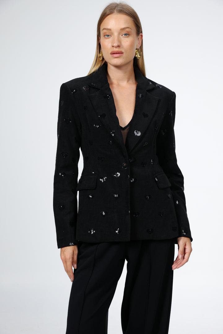 Affection Black Blazer