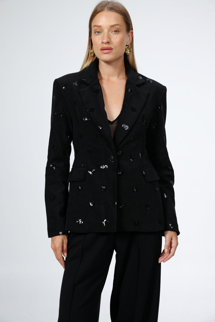 Affection Black Blazer