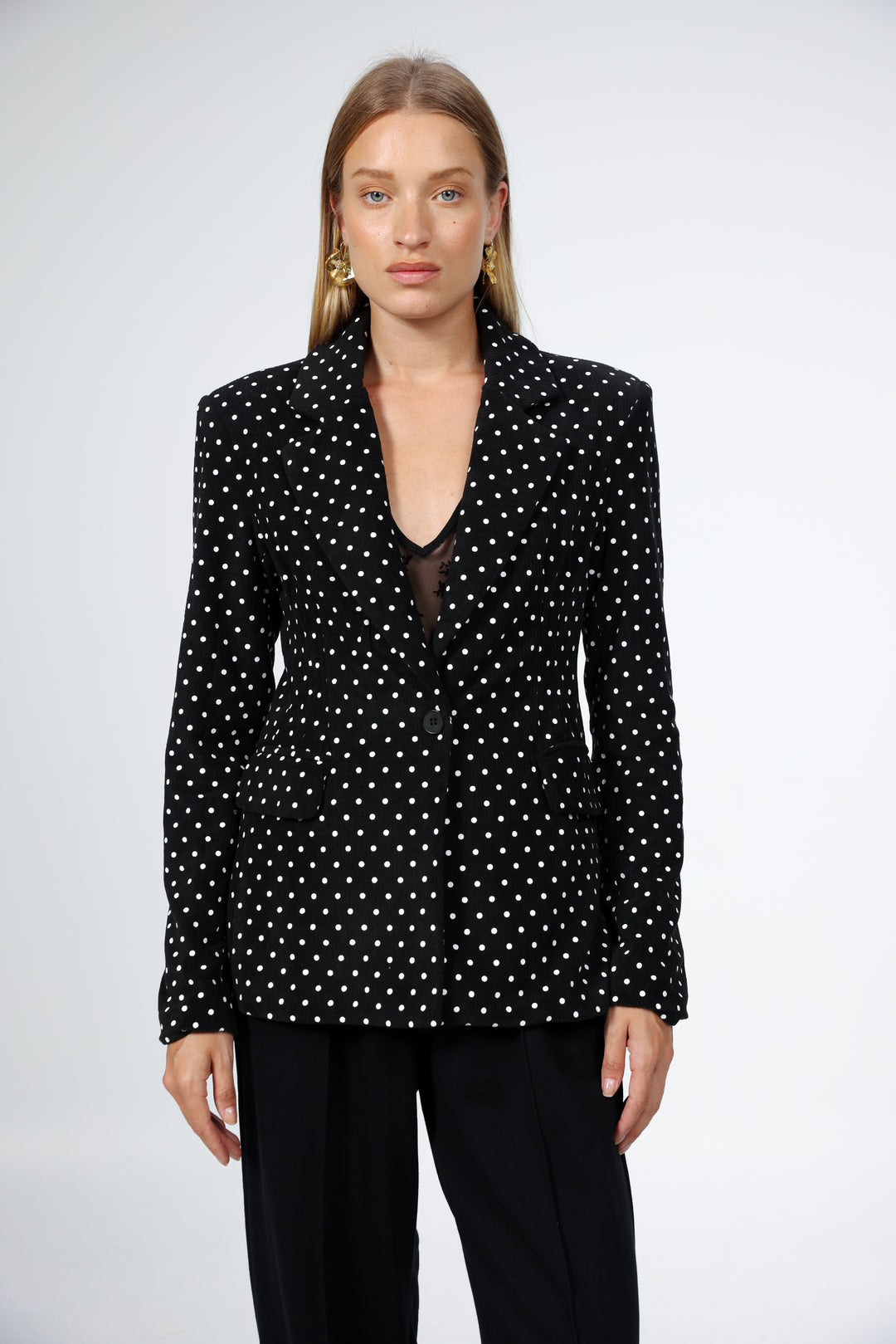 Affection Black Dots Blazer