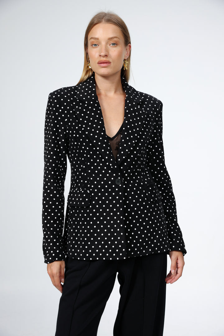 Affection Black Dots Blazer