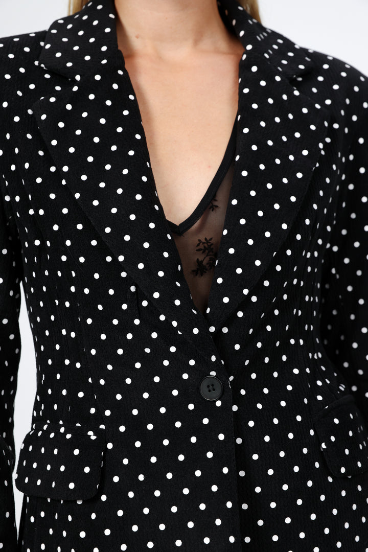 Affection Black Dots Blazer