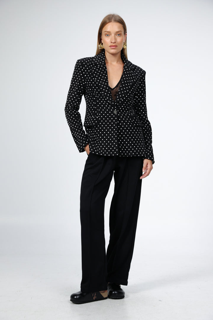 Affection Black Dots Blazer