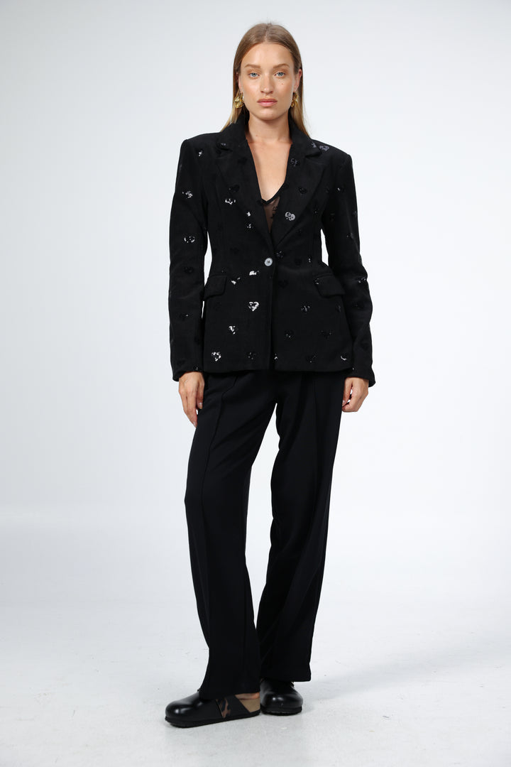 Affection Black Blazer