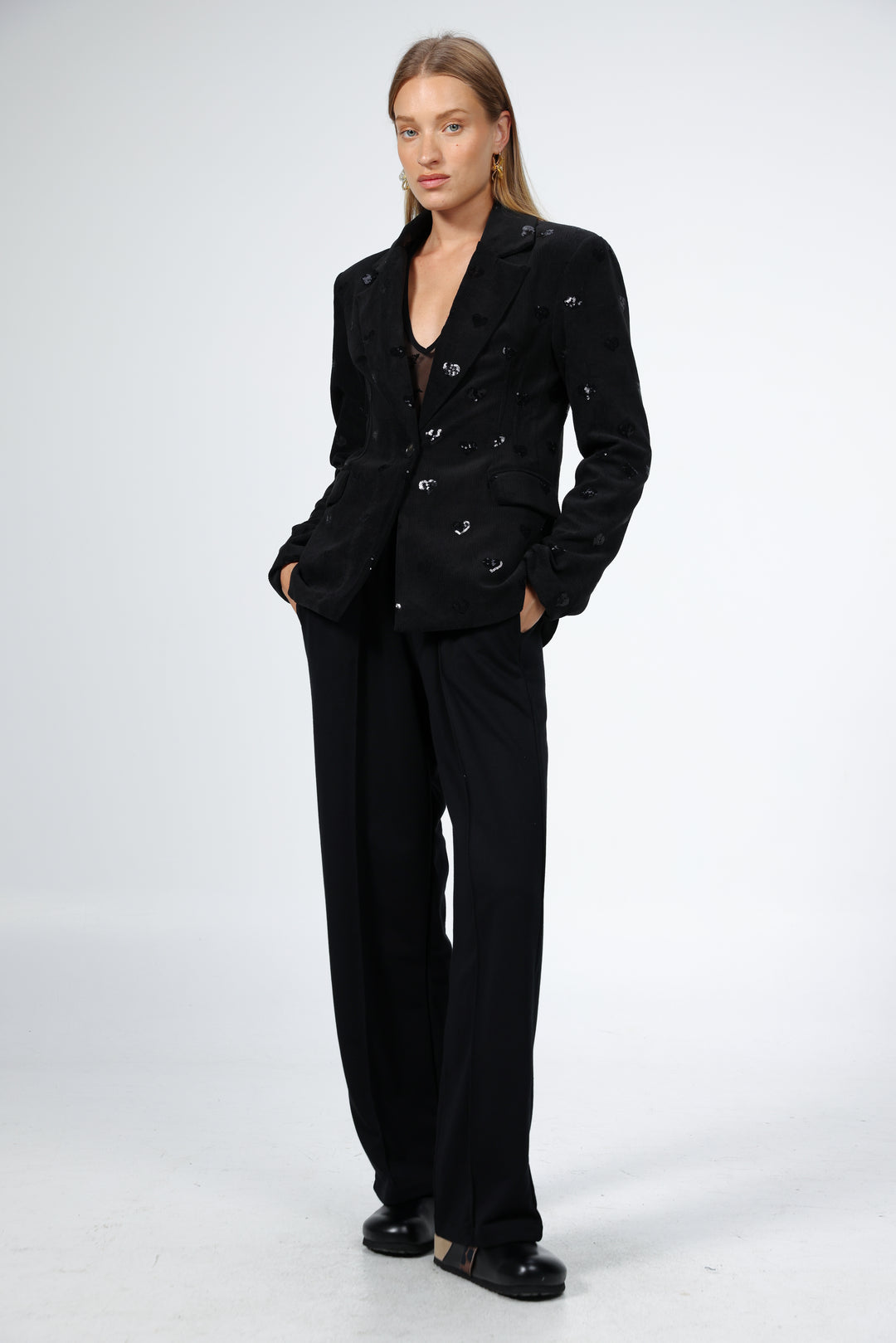 Affection Black Blazer