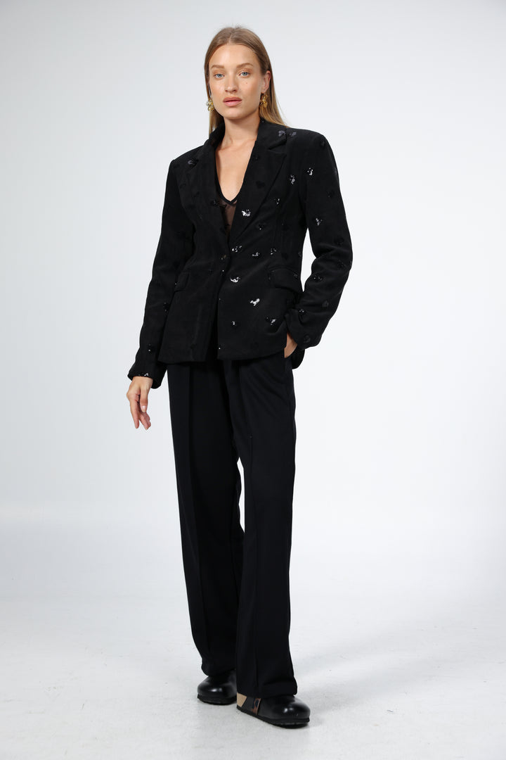 Affection Black Blazer