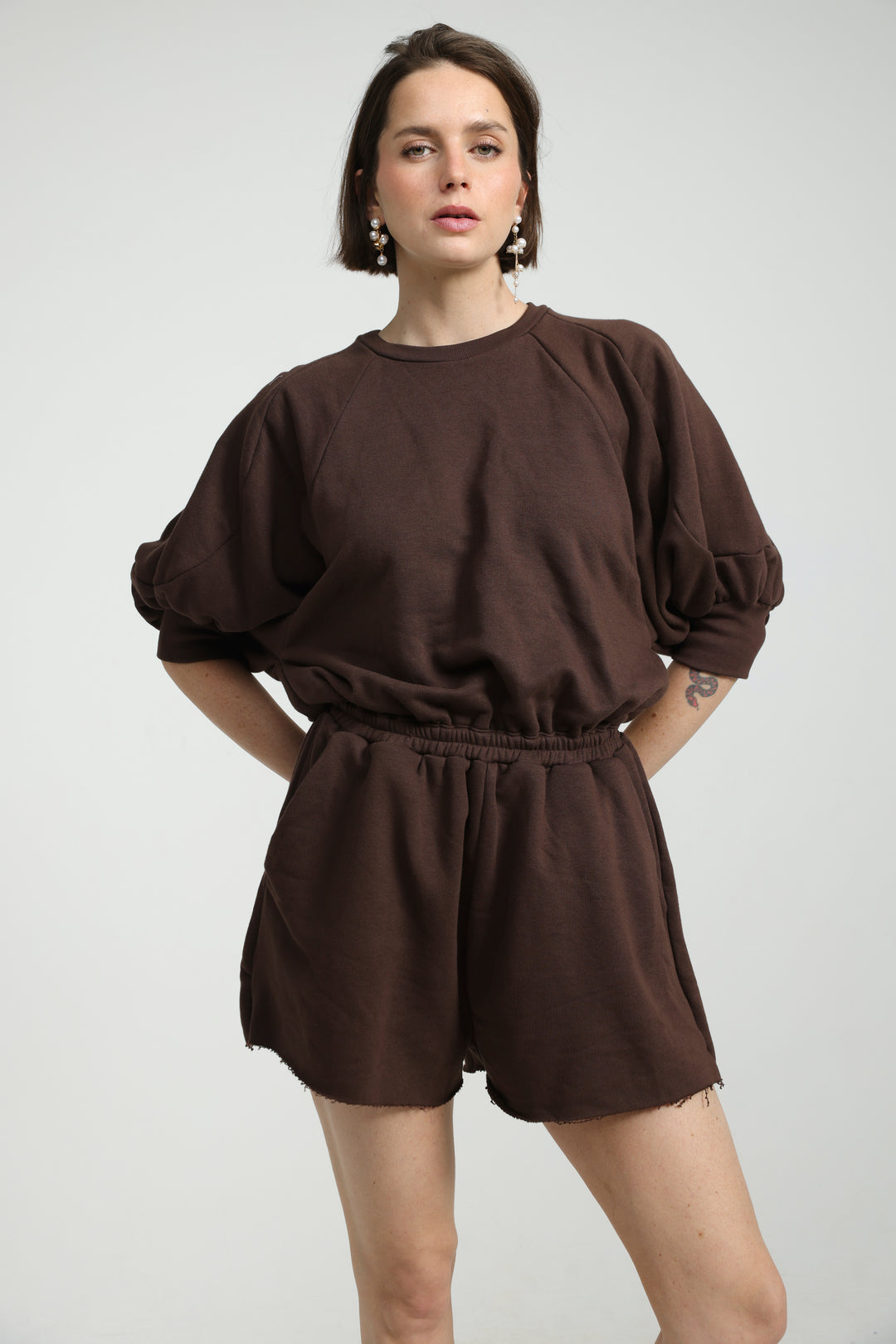 Mayme Brown Jumpsuit