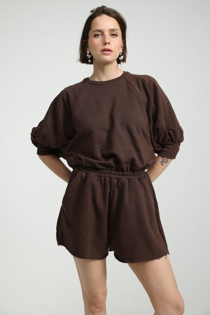 Mayme Brown Jumpsuit