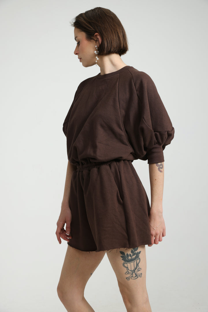 Mayme Brown Jumpsuit
