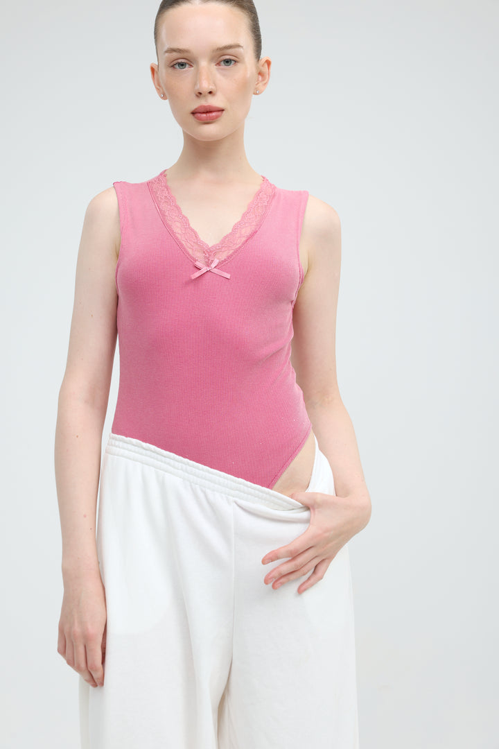 Answer Pink Bodysuit