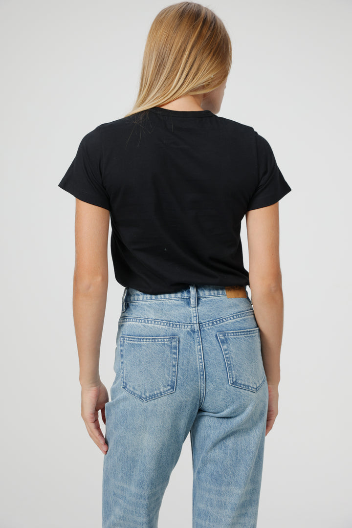 Clean02 Black T-Shirt