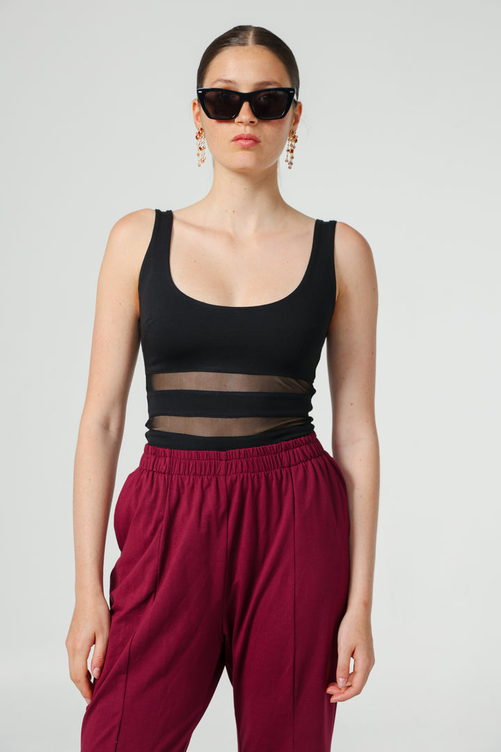 Fruit Black Bodysuit