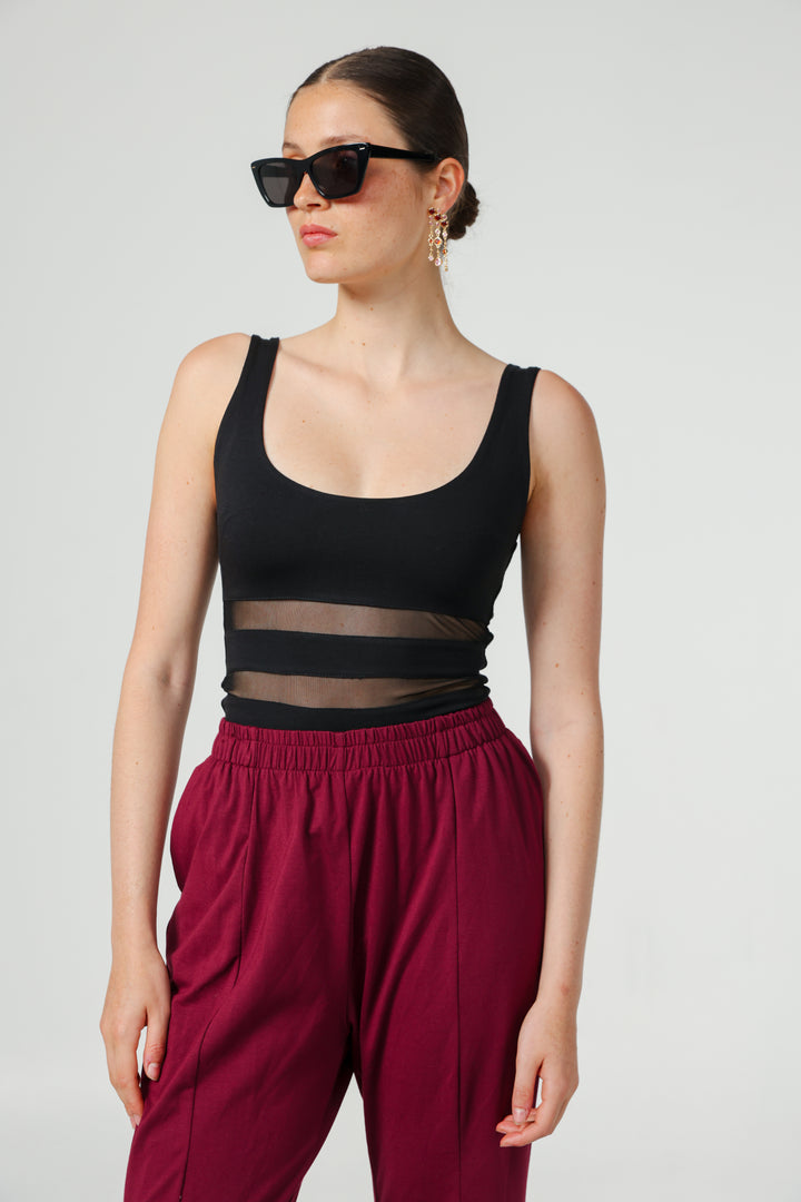 Fruit Black Bodysuit