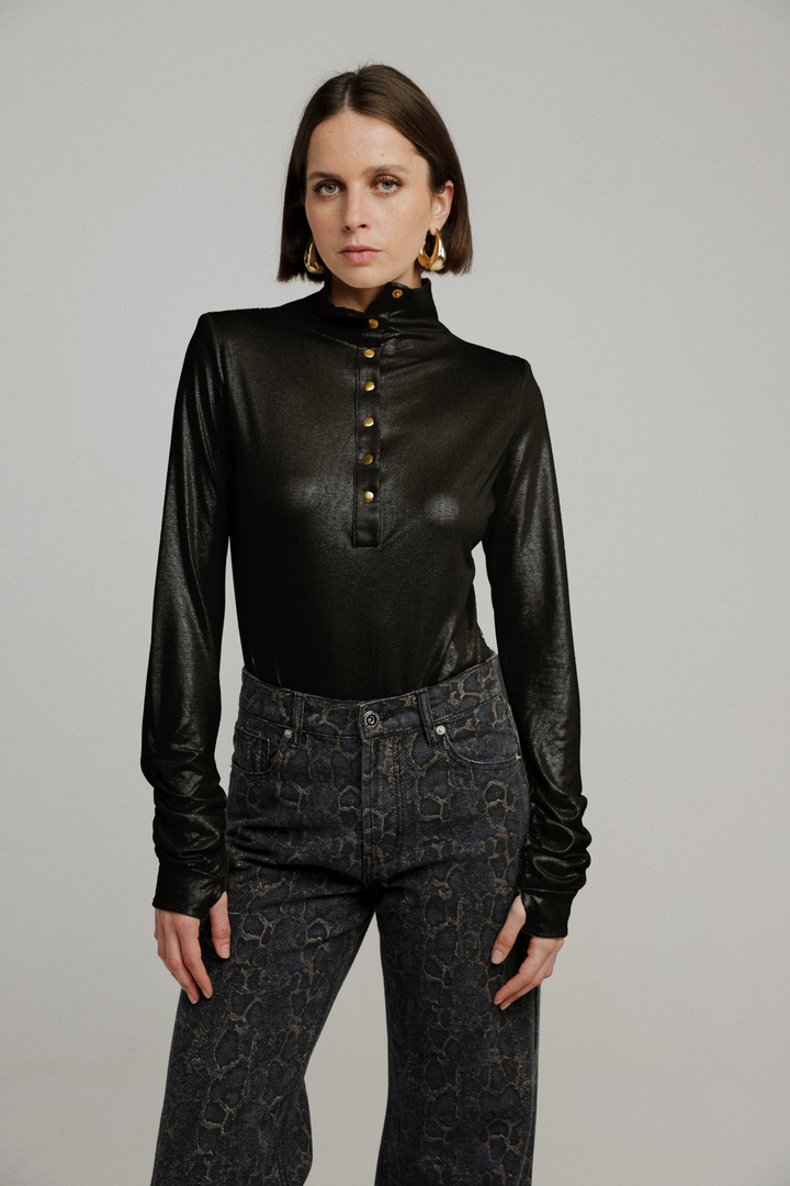 Negroni Black Padded Bodysuit