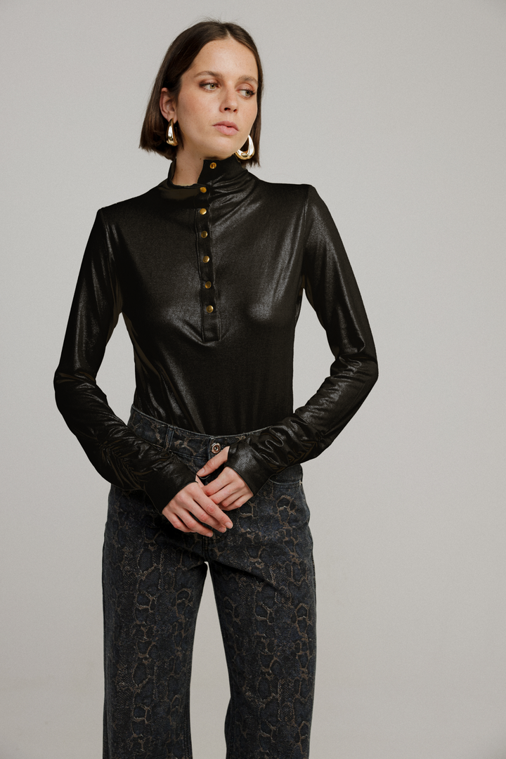 Negroni Black Padded Bodysuit