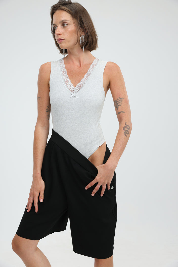 Answer Grey Bodysuit