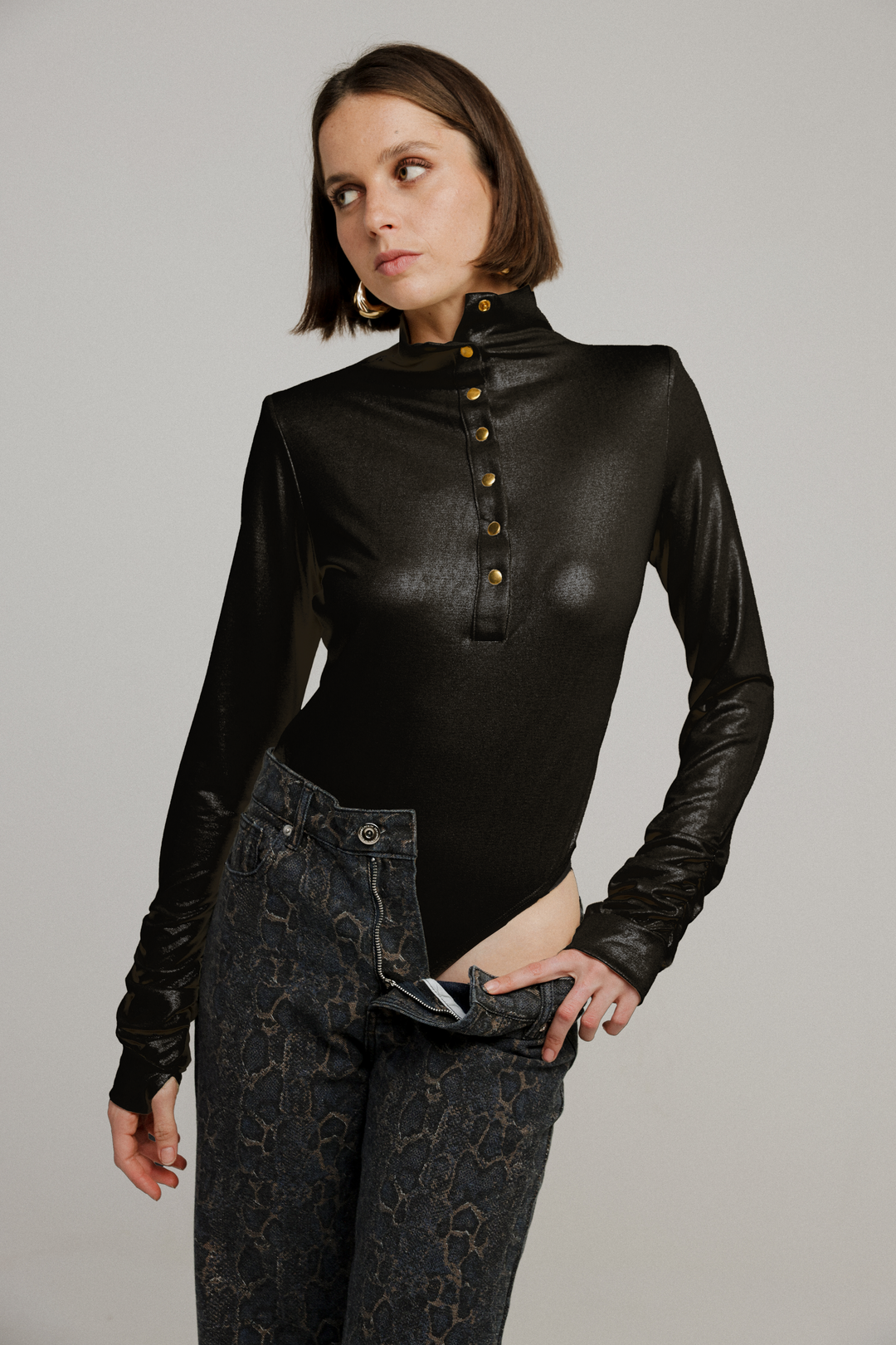 Negroni Black Padded Bodysuit